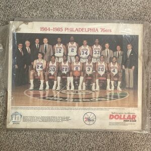 1984-85 large photo of Philadelphia 76ers